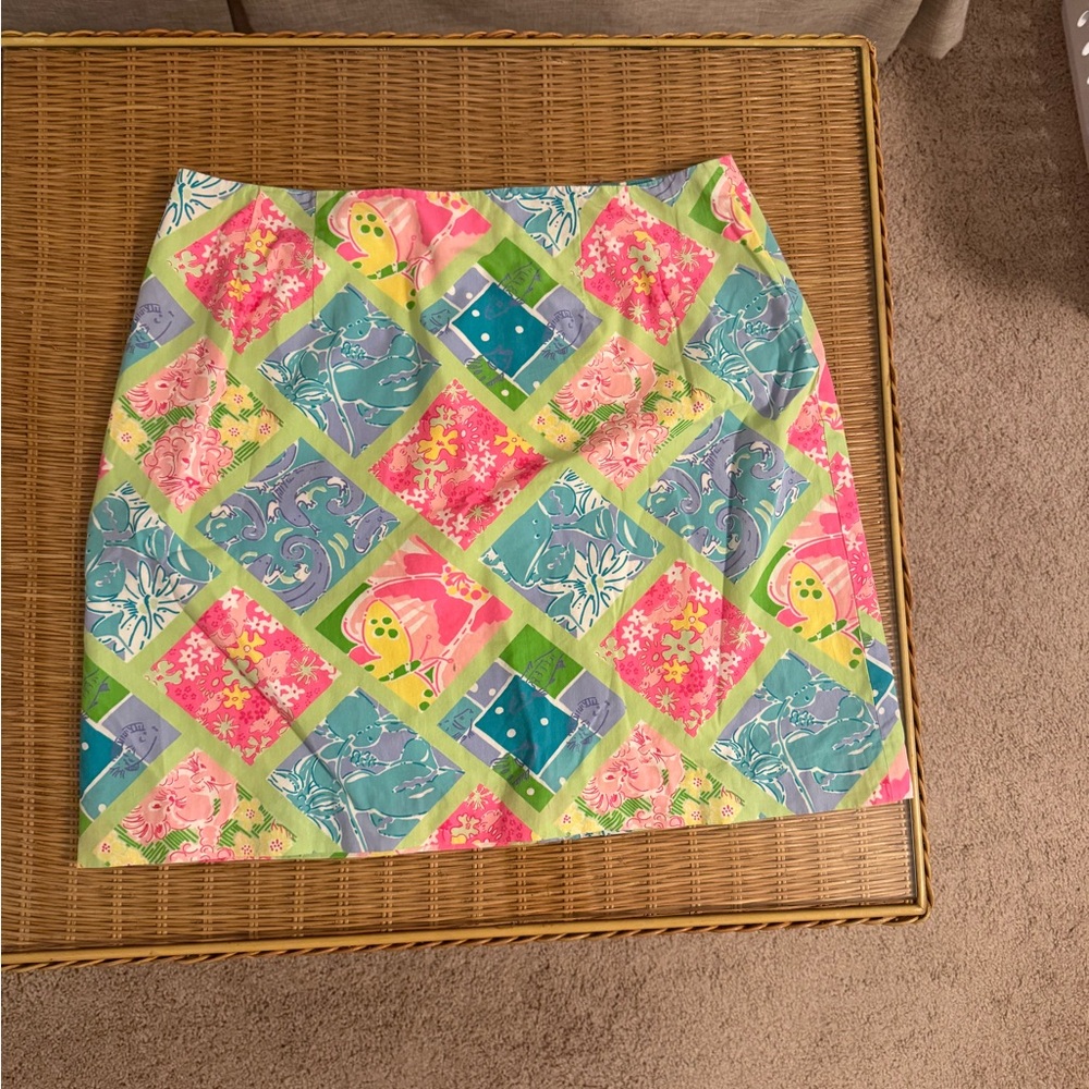 Vintage Lilly Pulitzer “Surf N Patch” skirt